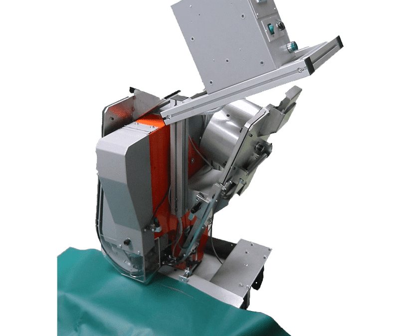 W10-E – DOUBLE FEEDING SELF PIERCING AUTOMATIC ATTACHING MACHINE FOR SEIL EYELETS ON CARRIAGE PLATE